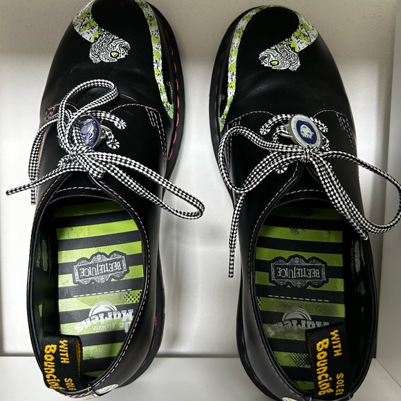 Doc martens X Beetlejuice collaboration shoes Sz US 11 - Picture 2 of 8